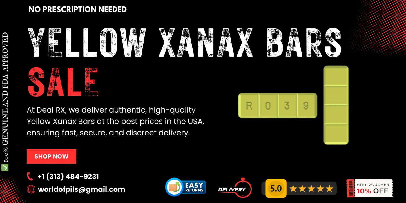 Yellow Xanax Bars